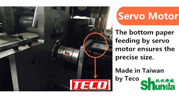 PLC Control High Speed Paper Cup Machine , Paper Cup Making Machine