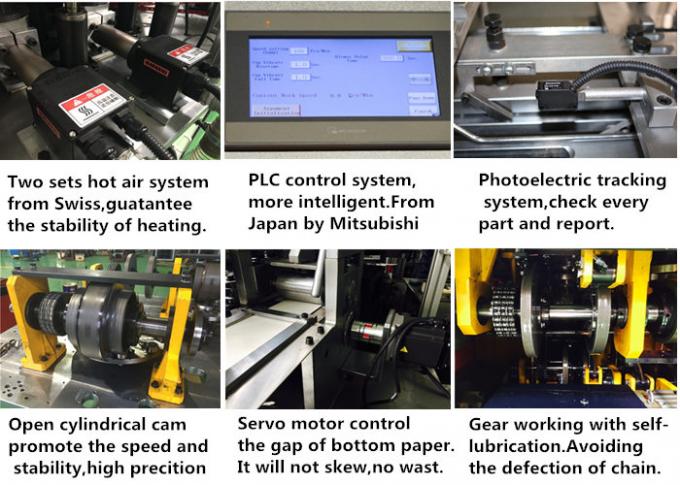 Automatic Hot And Cold Drink Paper Cup Forming Machine With Servo Motor Control 12kw