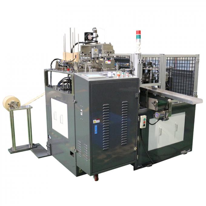 High Speed Automatic Paper Lid Forming Machine For Paper Soup Bowl Speed At 60 Per Minute