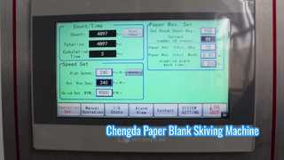 Fast Paper Blank Skiving Machine Max. 300 pcs/min