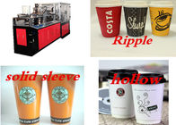80 cups/Min Double-Wall Paper Coffee Cup Sleeving forming Machine for Hot drinks