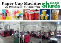 High Gram Material Paper Tea Cup Making Machine 380V 50HZ 4.8KW Tea And Ice Cream Cup Hot/Cold Drink Cup Making Machine