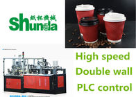 16KW Automatic Double Wall Paper Cup Machine With High Speed 70-80 Pcs/min