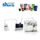 Disposable Cup Making Machine For Hot And Cold Drink Cup with counting table