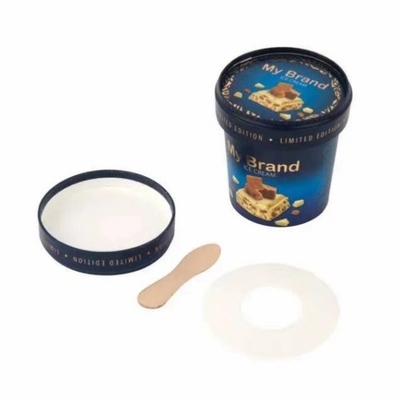 Ultrasonic Heating Ice Cream Cup Making Machine With Normal Speed 120-160 PCS/MIN