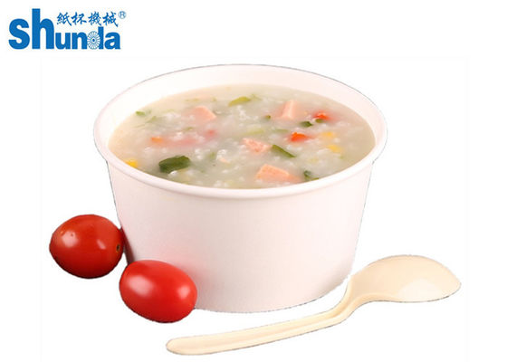 150oz Eco Friendly Disposable Paper Products Kraft Paper Soup Salad D With Lid