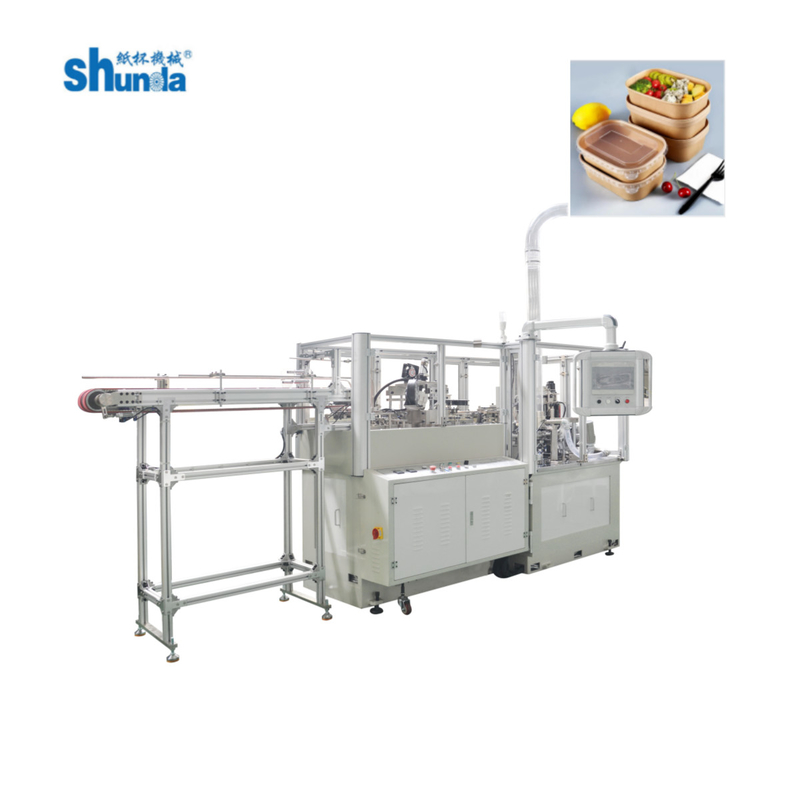 Shunda SMD-80C Square and Rectangular Food Paper Bowl Making Machine