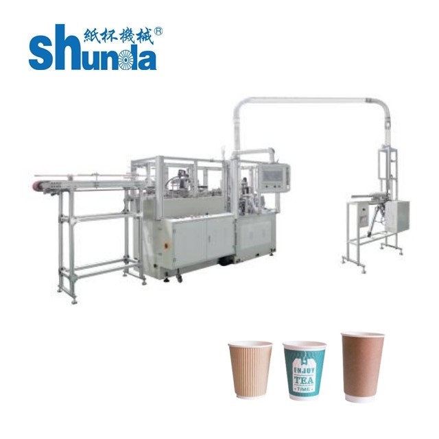Automatic PLC System Double Wall Paper Cup Machine for Highly Precise Cup