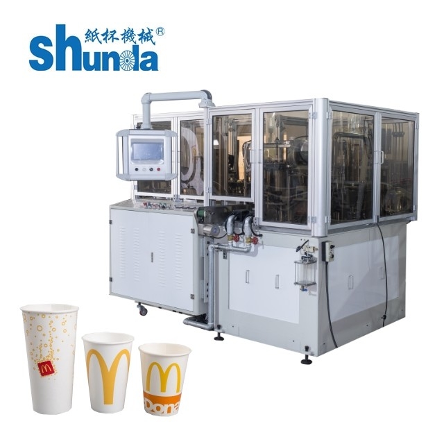 Paper Tea Cup Making Machine,Shunda high quality paper tea cup making machine USD9800 only.