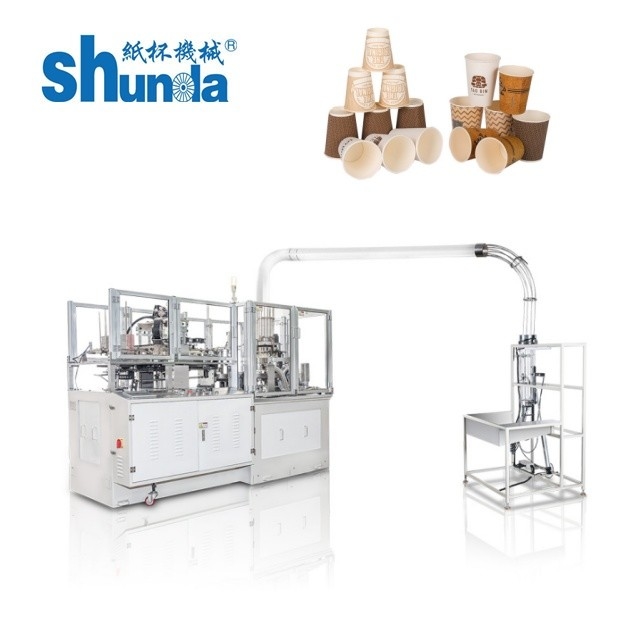 Disposable Automatic Paper Cup Forming Machine 120 Pcs/Min For Two-Layer Cup