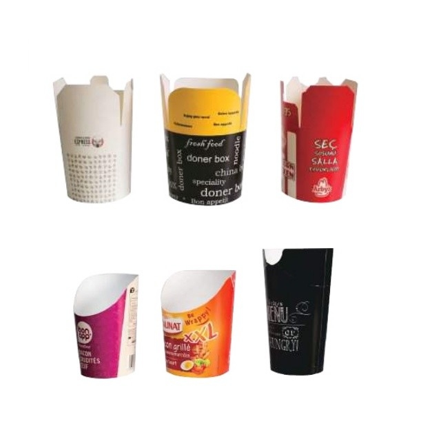 80pcs Kebab Disposable Paper Container Machine With Inspection System