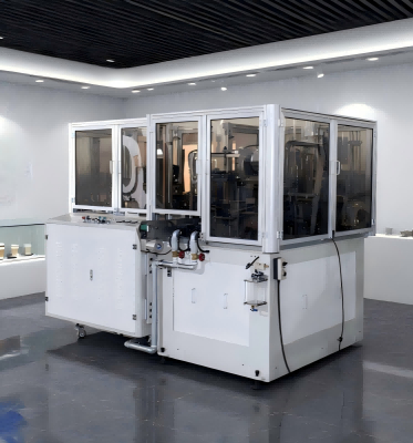 Ultrasonic Automatic Paper Tea Cup Making Machine With leister Hot Air 100 pcs/min