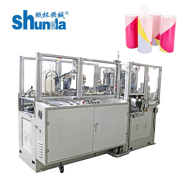 Tissue Box Organizer / Paper Tube Forming Machine Max Cup Height 220mm