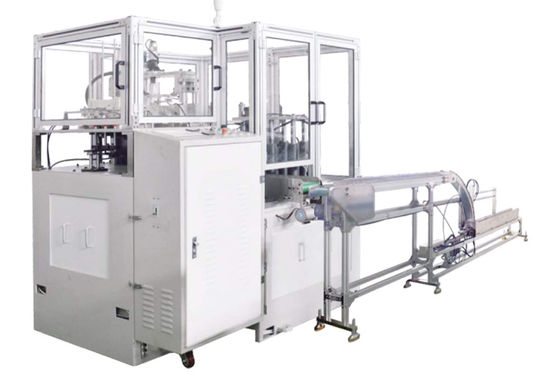 Hi Speed Automatic Ice Cream Paper Lid Forming Machine With Ultrasonic Bonding